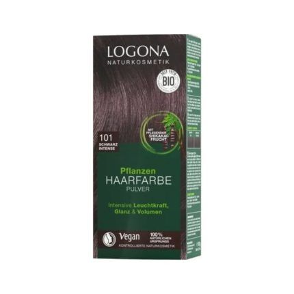 LOGONA Tinte Vegetal Nº101 Negro Intenso 100g