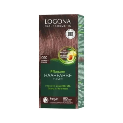LOGONA Tinte Vegetal Nº090 Castaño Oscuro 100g