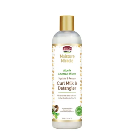 African Pride Moisture Miracle Curl Milk and Detangler 354ml
