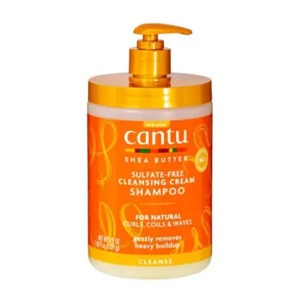 Cantu For Natural Hair Sulfate-Free Cleansing cream Shampoo 709g