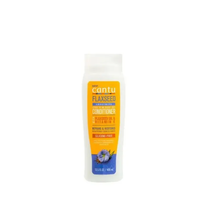 Cantu Flaxseed Smoothing Leave-In or Rinse Out Conditioner 400ml
