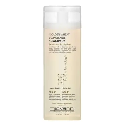 Giovanni Eco Chic Golden Wheat Deep Cleanse Shampoo 250ml