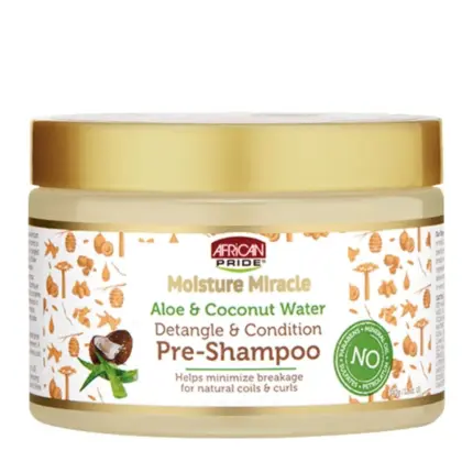 African Pride Moisture Miracle Detangle and Contition Pre-Shampoo 340g