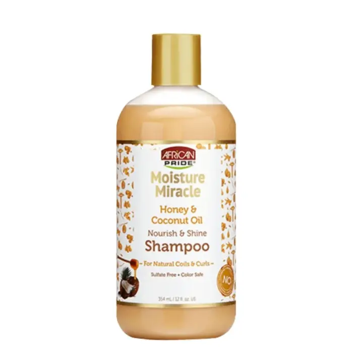 African Pride Moisture Miracle Nourish and Shine Shampoo 354ml