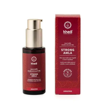 Khadi Aceite Capilar Amla Fuerza and Brillo 50ml