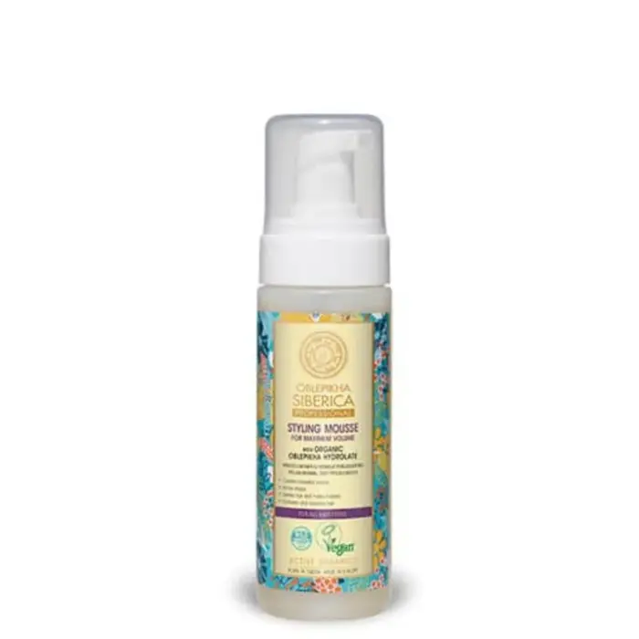 Natura Sibérica Oblepikha Espuma Moldeadora con Hidrolato, Volumen Máximo 150ml