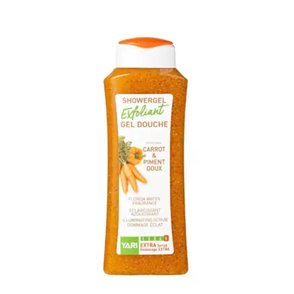 Yari Exfoliant Showergel Carrot and Piment Doux 500ml