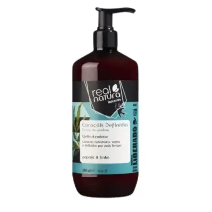 Real Natura Caracóis Definidos Creme de Pentear 500ml
