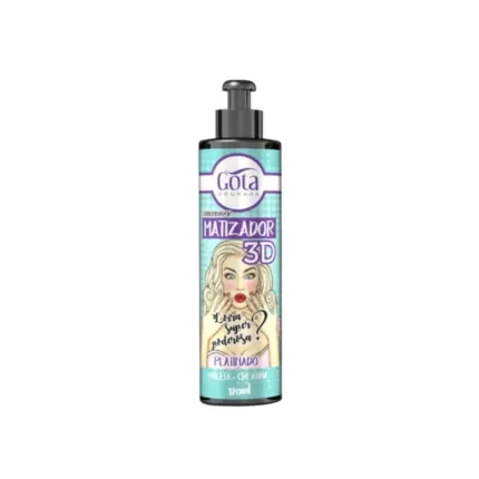 Gota Dourada Acondicionador Matizador 3D Platinado 120ml