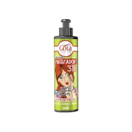 Gota Dourada Acondicionador Matizador 3D Vermelho Intenso 120ml