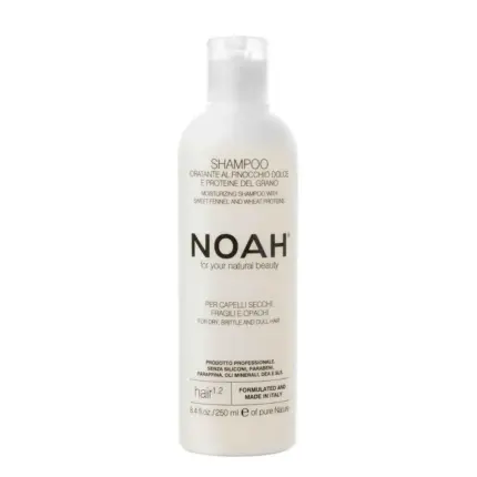 Noah 1.2 Champú natural para cabello seco, quebradizo y sin brillo 250ml