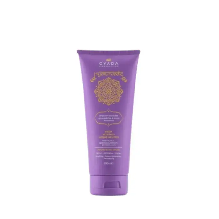 Gyada Cabello Hyalurvedic Impacco Ayurvedico Mask Purificante Neem, Moringa, Henné Neutro 200ml