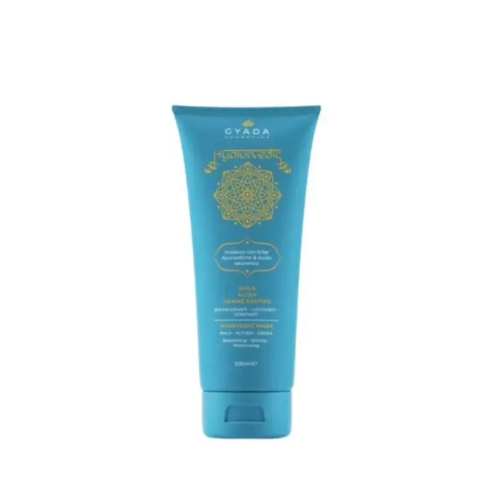 Gyada Cabello Hyalurvedic Impacco Ayurvedico Mask Rivitalizzante Amla, Altea, Henné Neutro 200ml
