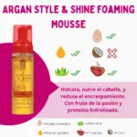 Creme of Nature Argan Style and Shine Foaming Mousse 207ml — frontal