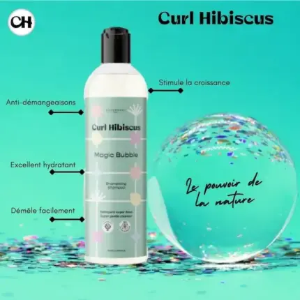 Curl Hibiscus Shampoo Magic Bubble 250ml — frontal