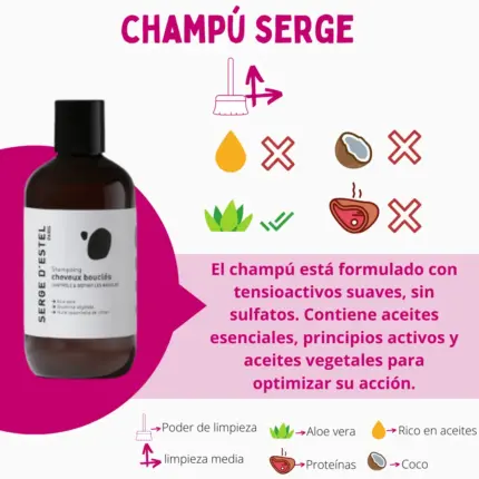 Serge D´Estel Paris Shampoing Cheveux Bouclés 250ml — frontal