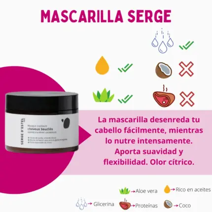 Serge D´Estel Paris Masque Cheveux Bouclés 250g — frontal