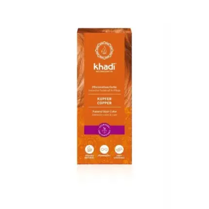 Khadi Henna Bio Cobre 100g — frontal