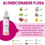 Flora and Curl Rose Water and Honey Cream Conditioner 300ml — frontal