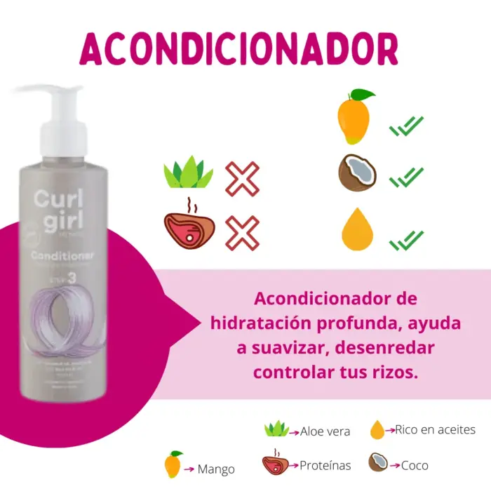 Curl Girl Nordic Nº3 Conditioner Moisture Treatment 200ml — frontal