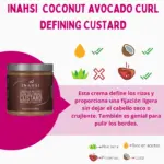 Inahsi Naturals Coconut Avocado Curl Defining Custard 226g — frontal