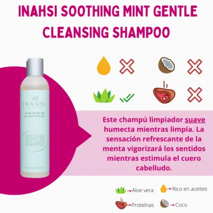Inahsi Naturals Soothing Mint Gentle Cleansing Shampoo 226g — frontal