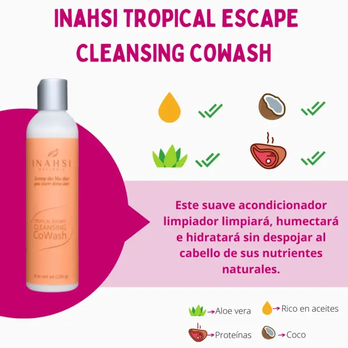 Inahsi Naturals Tropical Escape Cleansing Cowash 226g — frontal