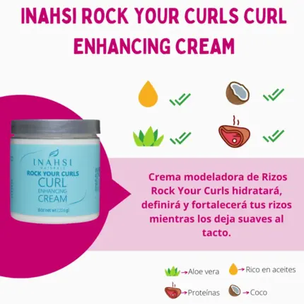Inahsi Naturals Rock Your Curls Curl Enhancing Cream 226g — frontal