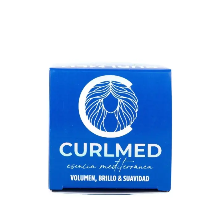 CurlMed Champú Sólido Volumen, Brillo y Suavidad 80g — frontal