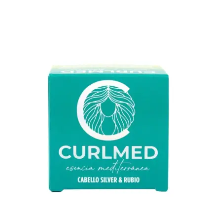 CurlMed Champú Sólido Cabello Silver y Rubio 80g — frontal