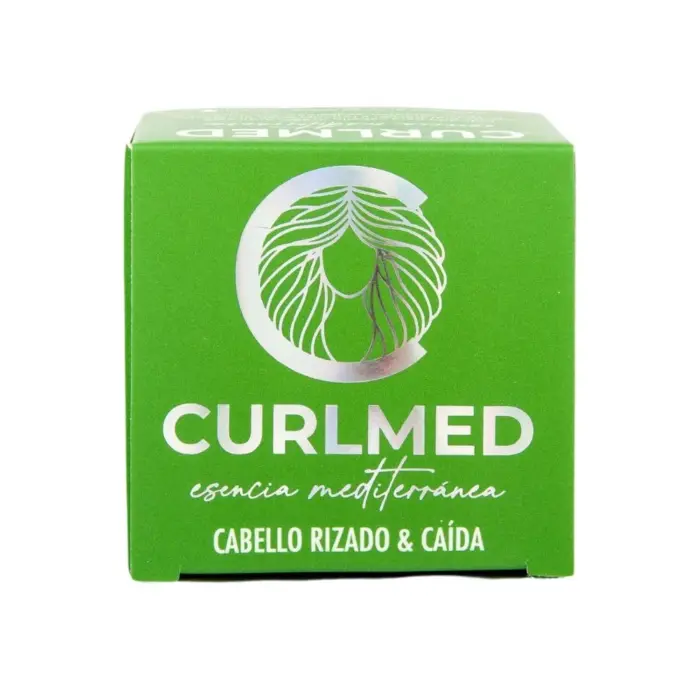 CurlMed Champú Sólido Proteínas, Rizado y Anticaída 80g — frontal