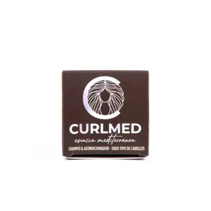 CurlMed Champú + Acondicionador Sólido Todo Tipo Cabellos 70g — frontal