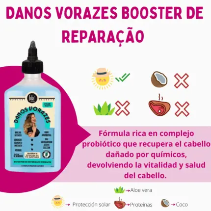Lola Cosmetics Danos Vorazes Booster de Reparaçáo Imediata 250ml — frontal