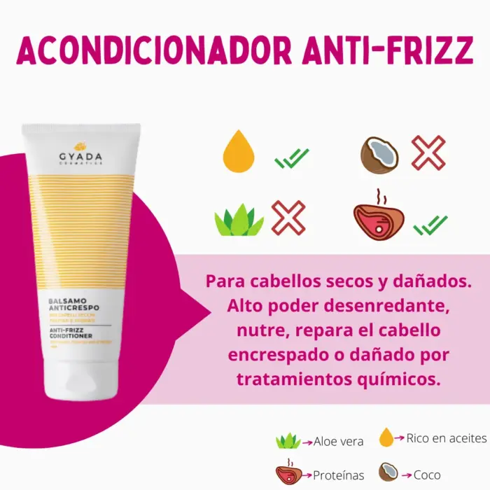 Gyada Cabello Color Vibes Acondicionador Anti-Frizz 200ml — frontal