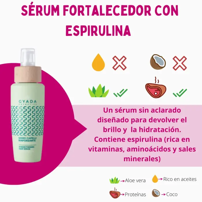 Gyada Cabello Espirulina Serum Fortalecedor Para El Cabello 125ml — frontal