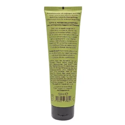 La Saponaria Acondicionador Leave In Coco orgánico y Moringa 150ml — frontal