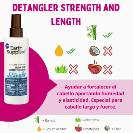 Earth Supplied Hair Slip Conditioning Detangler 251ml — frontal
