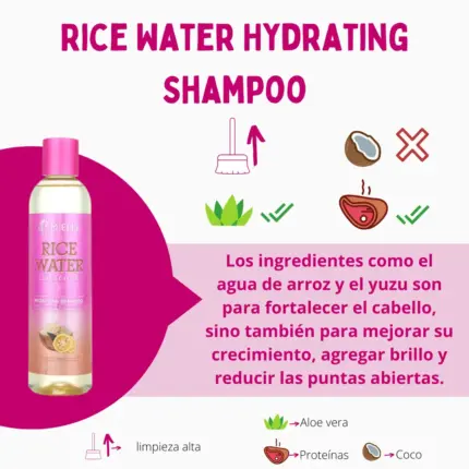 Mielle Organics Rice Water Hydrating Shampoo 227g — frontal