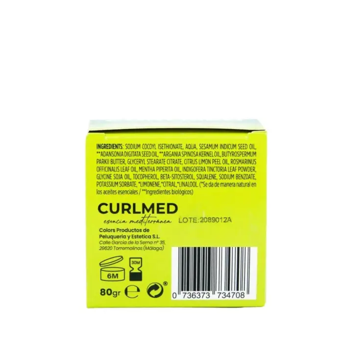 CurlMed Champú Sólido Cabello Silver y Rubio 80g — lateral