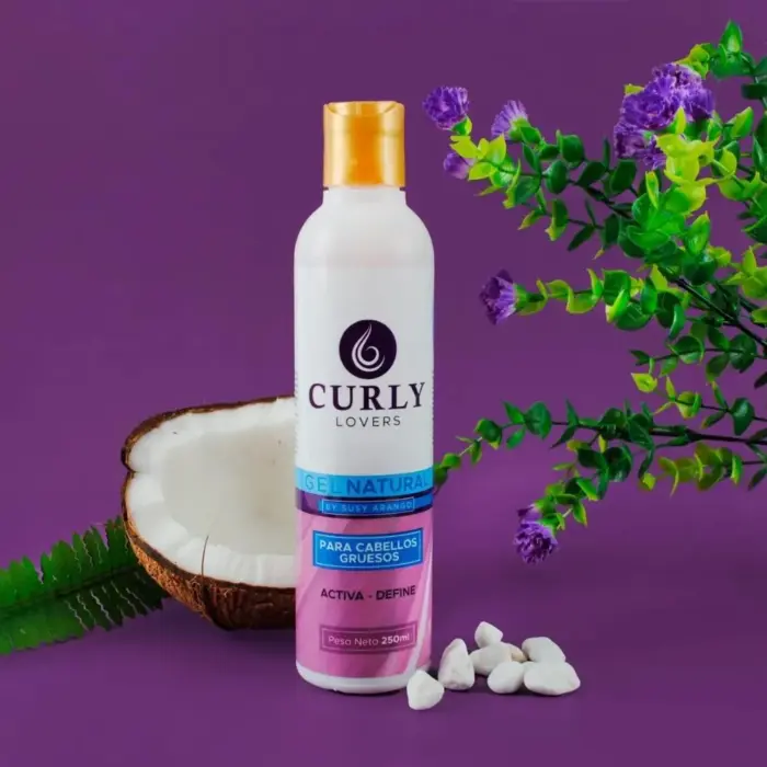 Curly Lovers Gel para Cabellos Gruesos 250ml — lateral