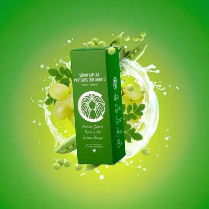CurlMed Sérum Capilar Proteínas Crecimiento 30ml — detalle