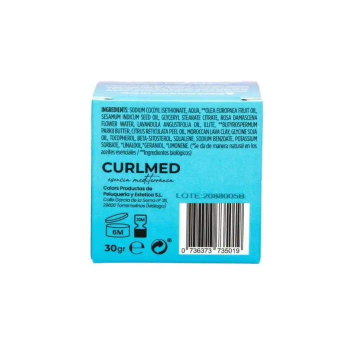 CurlMed Champú Sólido Volumen, Brillo y Suavidad 30g — detalle