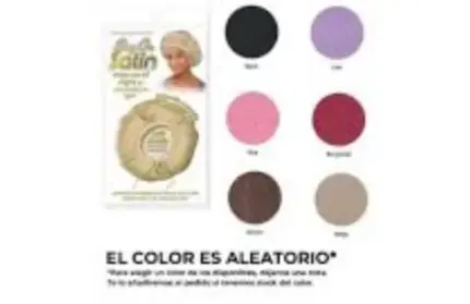 Stay On Satin Gorro Satén Drawstring Bonnet: Style 9722