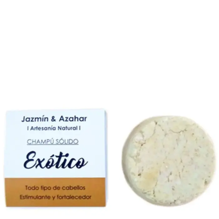 Jazmín and Azahar Champú Sólido Exótico, Estimulante y Fortalecedor 100g