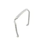 Zazzy Bandz Original Fit Wrapped. Silver Shimmer