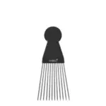 Ahuecador Afro Púas Metálicas Pequeño