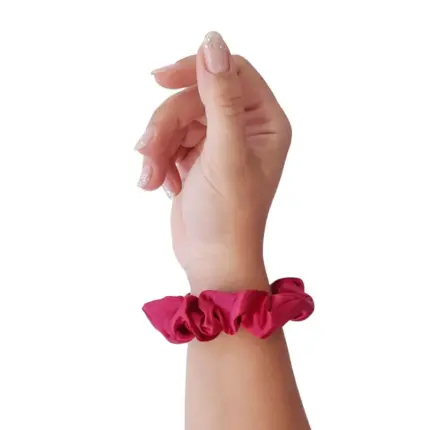 Soulta Scrunchie de Satén Fucsia