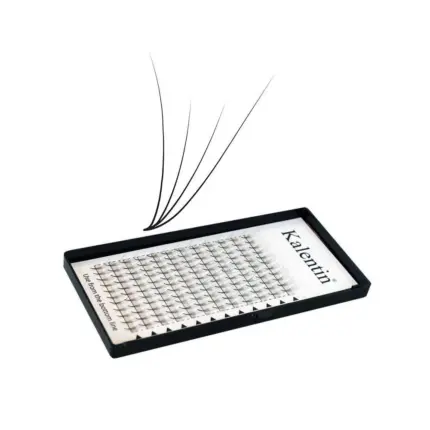 Extensión De Pestañas 4d Largo 12mm Grosor 0.07