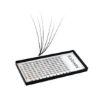 Extensión De Pestañas 6d Largo 12mm Grosor 0.07