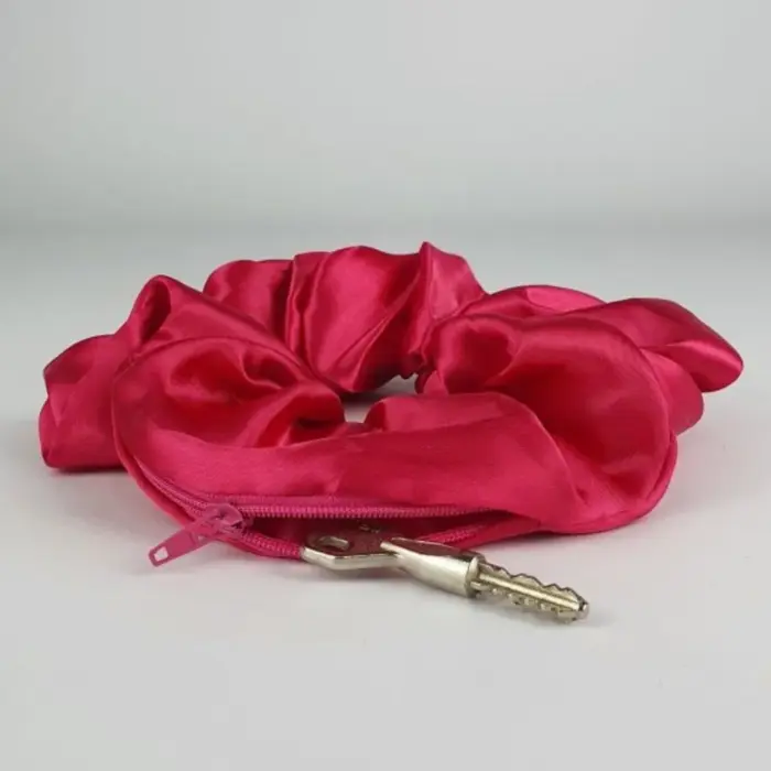 Soulta Scrunchie Secret de Satén Rosa